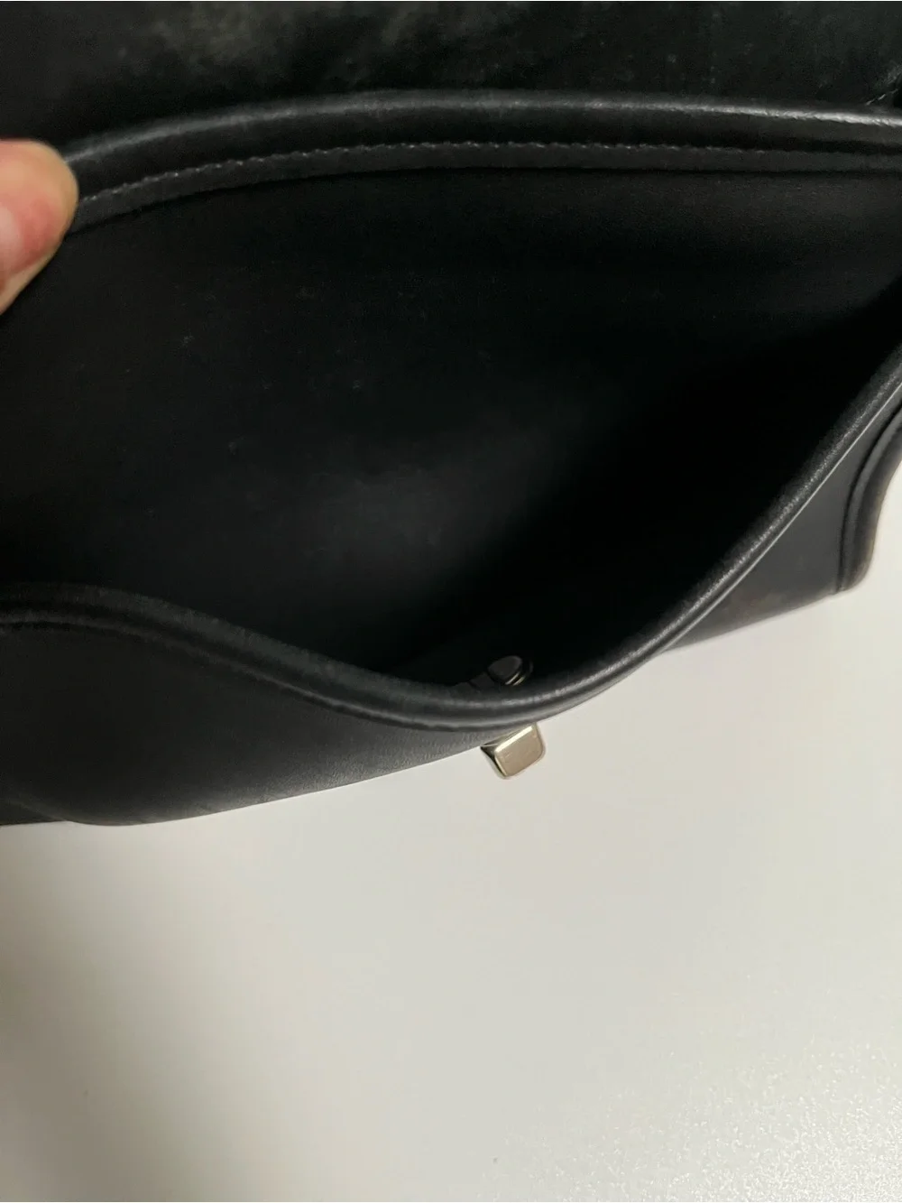 Coach Black Leather Top-Handle Briefcase
